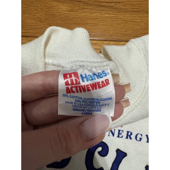 Vintage Hanes Sweatshirts Lot of 2 Nurse & Garner NC Large USA Made Size L - Picture 13 of 16